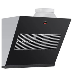 Mini-hotte murale LED 600 mm en acier inoxydable avec combinaison <span class=keywords><strong>pour</strong></span> hotte aspirante, usage hôtelier et domestique, aspiration latérale type T - Product Image 3