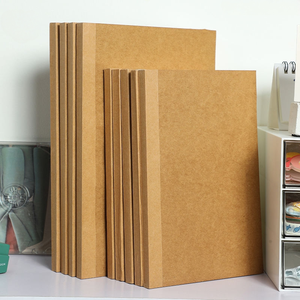 Cuaderno de Papel Kraft Extra Grueso B5 al por Mayor de Fábrica, Simple, 100 <span class=keywords><strong>Hojas</strong></span>, Líneas Horizontales Gruesas y Ampliadas, Cuaderno <span class=keywords><strong>A5</strong></span> - Product Image 1