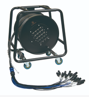 Câble audio multipaire professionnel ABCCABLS TC16B 16 canaux XLR avec blindage combiné, cuivre sans oxygène 99,99% et gaine PVC