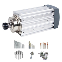Haute vitesse 6000 tr/min 7.5KW ER32 CNC broche moteur carré refroidissement par air broche pour CNC fraisage perceuse
