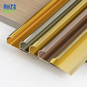 Заводская цена, прочная анодированная, 2,44 м, гостиничный проект, настенная кромка, алюминиевая плитка, отделка, металлическая плитка, угловая отделка - Product Image 1