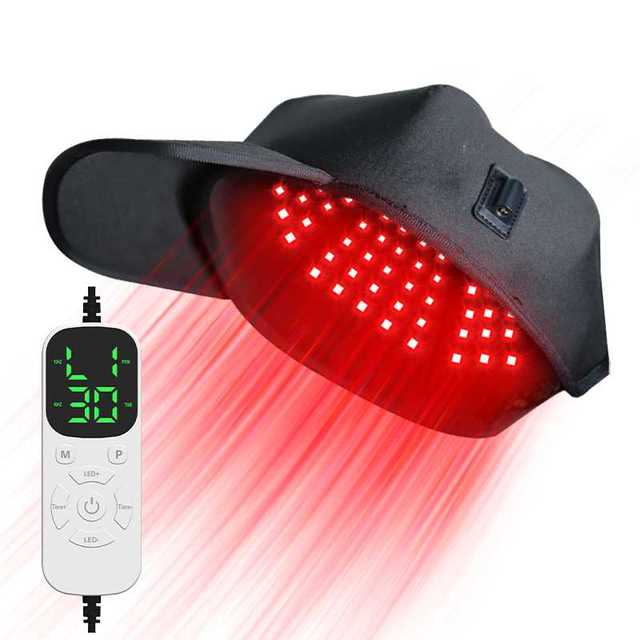 RedTherapy 180 Leds Red Light Therapy Head Cap 660nm 850nm Red Light Therapy Caps Hat Health Care