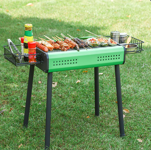 Mini barbecue à <span class=keywords><strong>charbon</strong></span> de bois portable moderne et écologique personnalisé pour pique-nique Garden Party Cuisine à domicile Terrasse Camping - Product Image 6