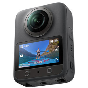 ชุดกล้องถ่ายภาพระดับมืออาชีพ 360 องศา 4K 60FPS มุมกว้าง 155 องศา กล้องแอคชั่นสำหรับกีฬา ถ่ายวิดีโอ กันน้ำได้ลึก 10 เมตร พร้อมระบบมองเห็นในเวลากลางคืน - Product Image 2