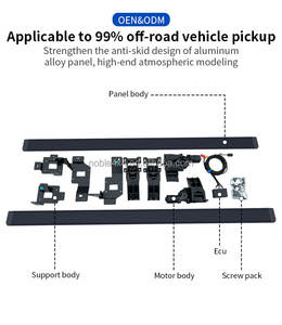 Accessoires extérieurs Noble4x4 marchepied latéral électrique en aluminium pour ISUZU MU-X 2015-2023 - Product Image 5
