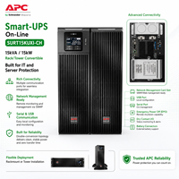 ИБП APC SURT15KUXI-CH 15 кВА, однофазный, с свинцово-кислотной батареей, Smart-UPS RT для научно-исследовательских лабораторий, ПЦР-аппаратов, с грозозащитой