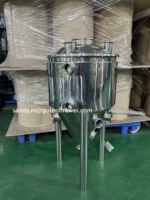 Guten Fermenteur de bière conique à double enveloppe en acier inoxydable Fermenteur conique de bière Unitank isobare 30L-105L