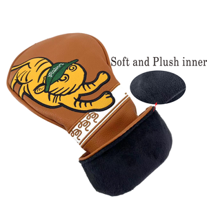 Couvre-chef de club de golf en cuir PU personnalisé avec couvercle de golf Putter Driver Magnet Logo brodé Caractéristique étanche Direct Factory - Product Image 4