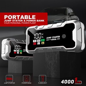 Arrancador de Baterías Portátil con Supercondensador de 4000A para Autos y Camionetas con Pantalla LCD y Carga Rápida - Product Image 6