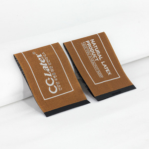Custom Woven Polyester Garment <b>Labels</b> Roll Shape Eco-Friendly OEM/ODM Custom Size for Clothing & Accessories - Product Image 1