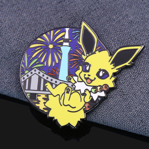 Ghim Cài Ve Áo Biểu Tượng Tráng Men Cứng Hoạt Hình Bằng Kim Loại Đáng Yêu Giá Rẻ Bán Sỉ - Product Image 3