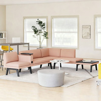 Ensemble de canapés en tissu minimaliste simple - Canapé personnalisable pour la réception et les négociations au bureau, pour les zones de repos, les bibliothèques, les universités
