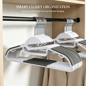 Anti-slip <b>clothes</b> <b>hanger</b> with multi-functional small collar design for home and dormitory organization and storage - Product Image 1