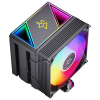 Kipas Universal Radiator udara pendingin pipa panas CPU performa tinggi untuk prosesor game PC sistem Desktop kompatibel