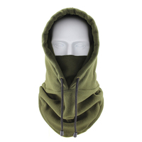 Bonnet d'hiver en polaire pour homme, cagoule tactique, masque facial thermique, bonnet de ski, camping, chasse