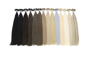 Extensions brésiliennes pré-collées en gros, cheveux humains vierges Remy, double épaisseur, lisses et soyeux, ondulés, Nano Ring Micro Link - Product Image 5