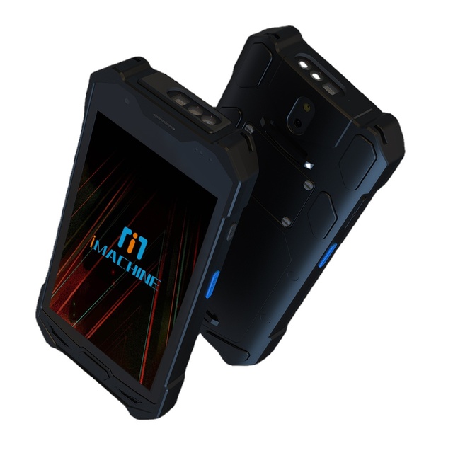 Handheld Touch Screen Android 13.0 PDA Terminal NFC Bluetooth 5" Display QR Barcode Scanner 4G/Wi-Fi IP65 6000mAh Battery