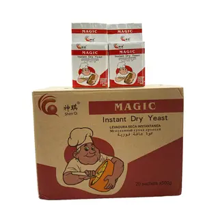 OEM 500g 450g 10kg High Instant Dry Yeast OEM Instant Yeast Supplier 500g *20bags Per Carton.