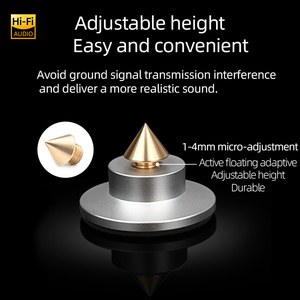 HiFi Audio <strong>Speaker</strong> Spike ATAUDIO <strong>Upgrade</strong> <strong>Speaker</strong> Isolation Stand Feet Spike Shock Absorber Pads Shock Spikes Pad - Product Image 6