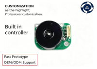 Motor Listrik DC Tanpa Sikat 14.4V 7.2W dengan Dudukan Flens untuk Kipas, Peralatan Rumah Tangga, Instrumen Kosmetik 29mm 4937RPM