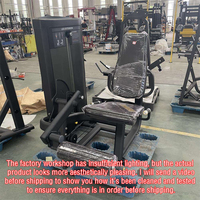 Machine d'extension des jambes assise avec dossier réglable pour salle de sport commerciale, fabricant d'équipements de fitness OEM