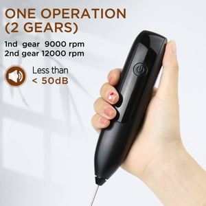 2024 Rechargeable Logo personnalisé Portable automatique mélangeur de café mousseur à lait électrique avec support fouet à oeufs - Product Image 3