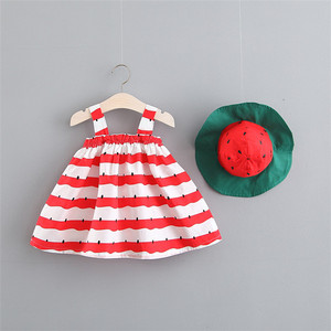 Modelos de Ropa para Niños Pequeños, Diseños de Moda Africana, Vestidos Abaya de Algodón a Rayas para Niñas en Jaipur - Product Image 3