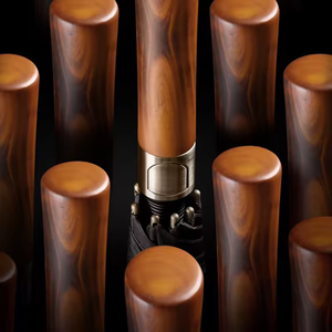 Sang Trọng Quá Khổ 8 Xương Sườn Tự Động Mở Windproof Thẳng Ô Với Tay Cầm Dài Kem Chống Nắng Biểu Tượng Tùy Chỉnh In Cho Quà Tặng Doanh Nghiệp - Product Image 2