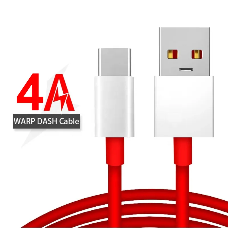 High Quality Dash 4A Fasting Charing USB Cable Type-c 3 3T 5 5T 6 6T Warp Charge Mobile Phone Quick Data Cable For Oneplus