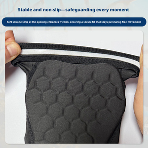 Genouillères de sport avec rembourrage en mousse alvéolée, protection antidérapante en silicone respirante pour la protection sportive – Vente en gros - Product Image 3