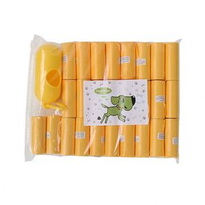 Sacs à déjections canines biodégradables personnalisés, couleur unie, imprimés, pour l'élimination des déchets d'animaux, compostables et dégradables, vente en gros - Product Image 5