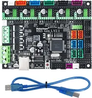 Placa de control de placa base de impresora 3D de código abierto MKS Gen L V2.1 con soporte Marlin Compatible con TMC2209/TMC2208/TMC2208 PCB PCBA