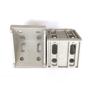 Large 100*100 Gusset <strong>Industrial</strong> Connector 90 Degree <strong>Aluminum</strong> <strong>Profile</strong> Angle Support Corner Bracket Brackets - Product Image 3