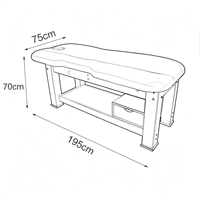 602 #   Komfortables Koreanisches Massagebett Stationäres Massagebett & Akupressur-Massagebett für Spa und Schönheitssalon mit Anpassbarer Farbe und Logo