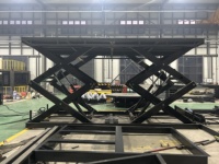Hidrolik Sabit Makaslı Platform Ağır Yük Elektrikli Çelik 15m Havadan İnşaat İşi