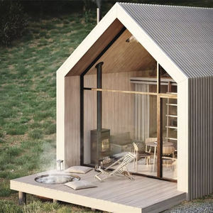 Kits de cabanes <span class=keywords><strong>en</strong></span> rondins modernes de luxe <span class=keywords><strong>clé</strong></span> <span class=keywords><strong>en</strong></span> <span class=keywords><strong>main</strong></span> modulaires minuscules AU NZ <span class=keywords><strong>EN</strong></span> US ICC Standard Maisons préfabriquées à cadre <span class=keywords><strong>en</strong></span> acier léger résistant aux ouragans - Product Image 4