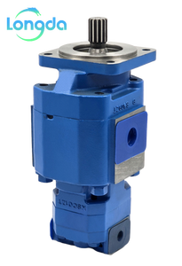 Pompe à engrenages hydraulique JHP 2 étages 2200 tr/min pour chargeuse sur pneus 803093772 en fonte 250 bars Garantie 1 an Direct Fabricant - Product Image 2