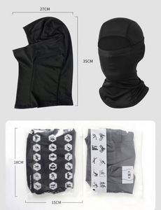 Masque de ski/balaclava personnalisé imprimé avec logo pour homme, protection solaire, doublure intérieure de casque de moto/vélo - Product Image 6