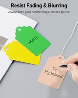 Étiquettes de prix en papier pour vêtements de détail, inscriptibles avec numéro. Ligne de produits Style, Taille, Prix pour Boutique de Vêtements