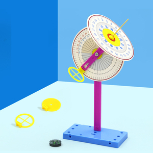 Modelo de Reloj Solar de Plástico para Producción Tecnológica a Pequeña Escala, Medición de Altura Solar, Set de Ayudas Didácticas de <span class=keywords><strong>Ciencia</strong></span> para Niños - Product Image 2