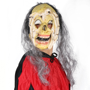 Máscara <span class=keywords><strong>de</strong></span> halloween <span class=keywords><strong>de</strong></span> excelente calidad máscara <span class=keywords><strong>de</strong></span> fiesta <span class=keywords><strong>de</strong></span> pelo largo cara <span class=keywords><strong>de</strong></span> <span class=keywords><strong>miedo</strong></span> loco - Product Image 3