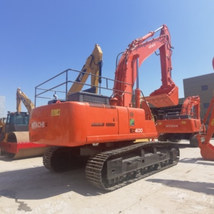 Excavadora de cadenas Hitachi EX400 de gran tamaño, serie EX400, máquina excavadora estándar con cucharón pesado y potente torque. - Product Image 2