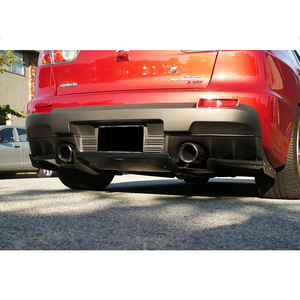 Labio difusor trasero de fibra de carbono estilo Carbonado VR para 2008-2015 Lancer Evolution EVO10 - Product Image 1