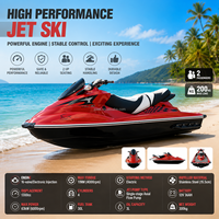Jet ski 1300cc, bateau à moteur haute performance, embarcation personnelle de course, bateau rapide 2 places, scooter aquatique pour l'aventure