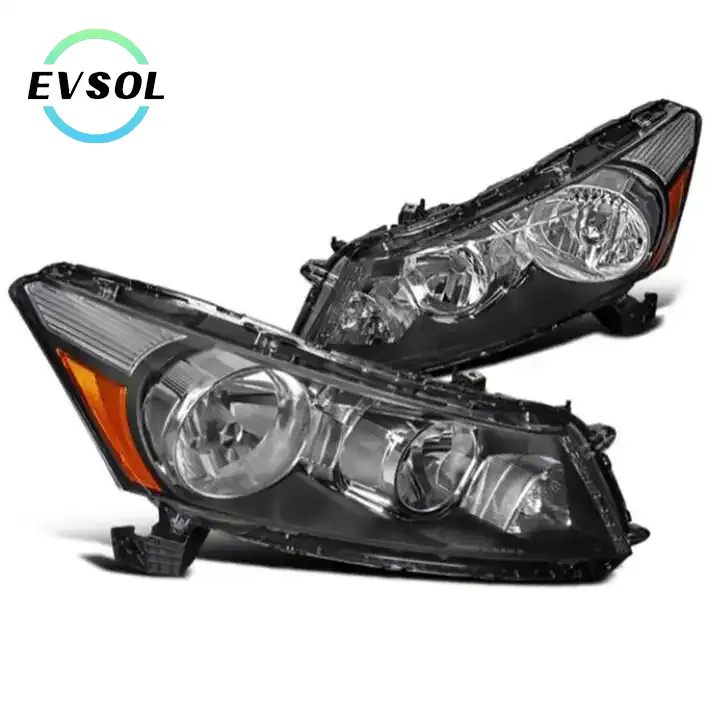 Evsol Factory Auto Lighting System Luzes Do Carro LED Xenon Farol Frente cabeça lâmpada Farol Para Honda Accord 2008