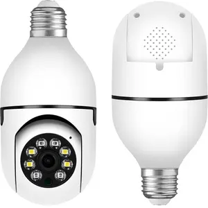 नई उत्पाद Tuya प्रकाश सुरक्षा E27 Ptz वायरलेस 360 बल्ब सीसीटीवी कैमरा वाईफ़ाई