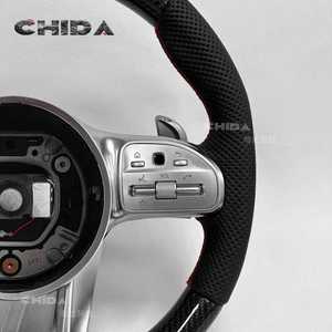 Volant en fibre de carbone personnalisé pour Mercedes Benz <span class=keywords><strong>C300</strong></span> C200 C180 W204 W211 W213 W205 W447 E63 - Product Image 3