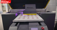Imprimante 3D à jet d'encre UV FocusInc 6040, imprimante UV DTF pour verre avec vernis, imprimante UV pour cartes de crédit