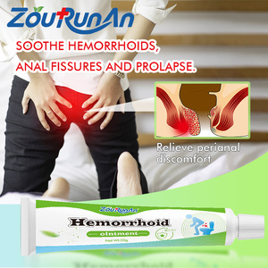 ZouRunAn Marque Blanche Pommade Naturelle pour Hémorroïdes 20g Efficacité Rapide Crème Anti-Douleur Hémorroïdaire - Product Image 5