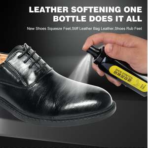 Entretien de la solution de soin de haute qualité 100ml vaporisateur liquide Logo personnalisé adoucir les chaussures en <span class=keywords><strong>cuir</strong></span> - Product Image 3